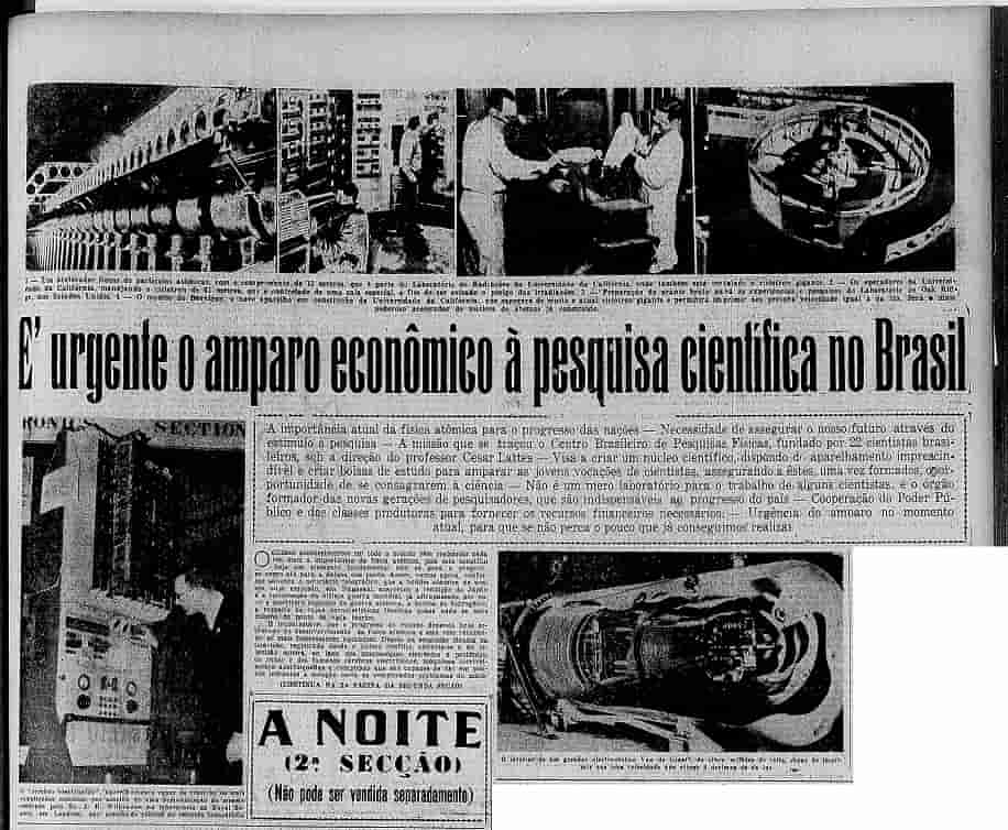Fundação do Centro Brasileiro de Pesquisas Físicas (CBPF)