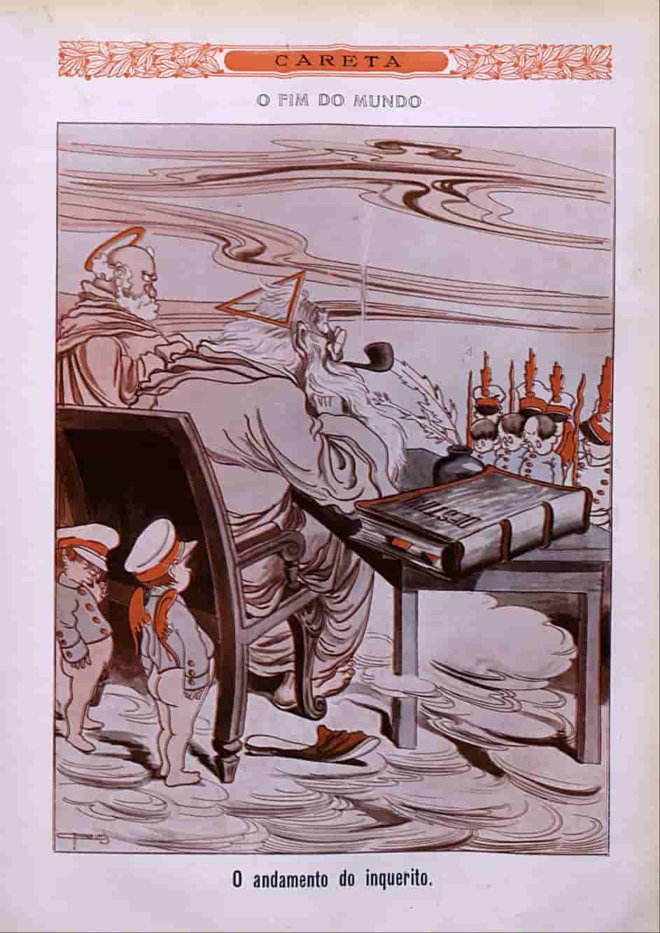 A passagem do cometa Halley em 1910 na revista ilustrada “Careta”