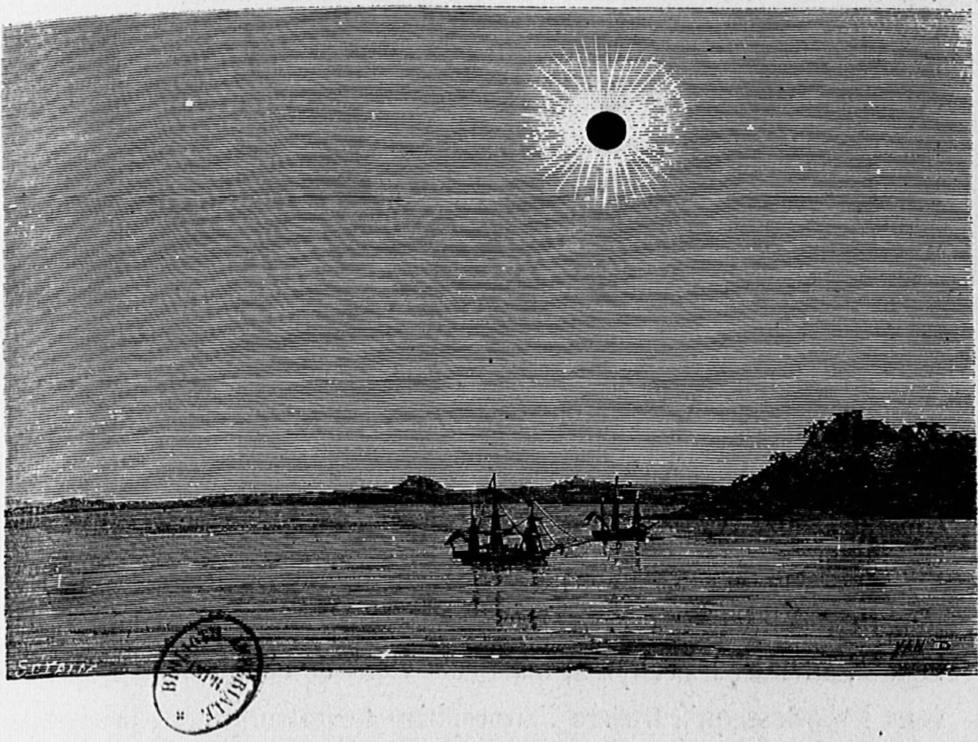 Observação do eclipse total do Sol de 7 de setembro de 1858 em Paranaguá